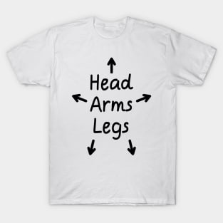 Body Parts Direction T-Shirt